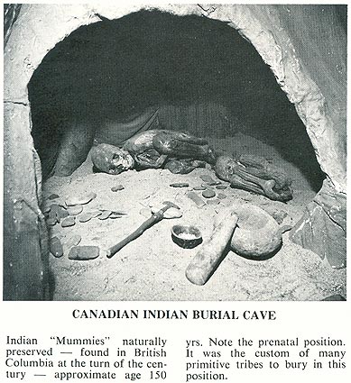 indianische Begräbnishöhle im Niagara Falls Museum