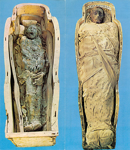 2 altägyptische Mumien aus dem NIagara Falls Museum